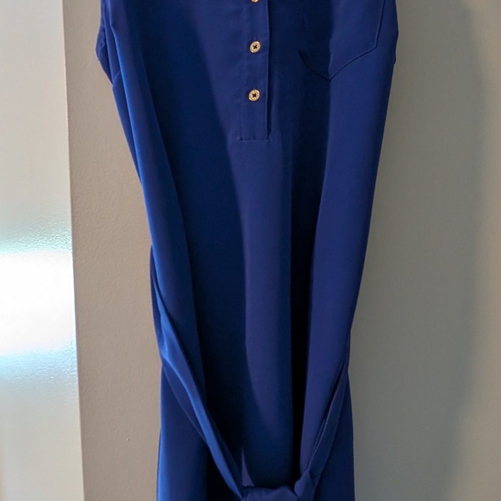 Dana Buchman Periwinkle Sleeveless Top